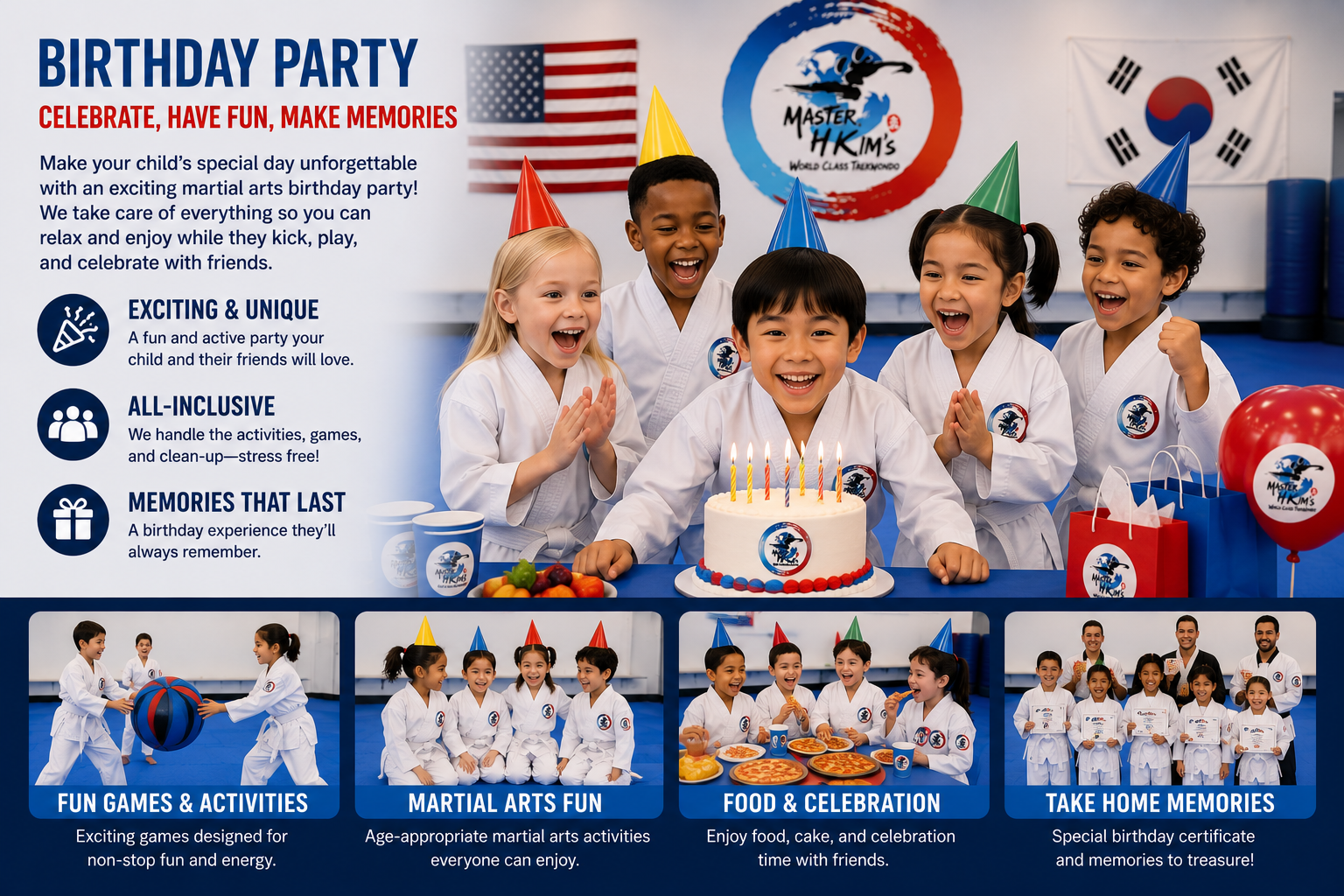 Birthday party celebration activities